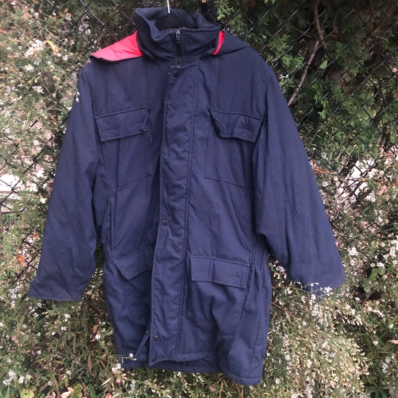 **Dark Blue Warm Winter Coat - Priced to Sell** - Picture 1 of 4